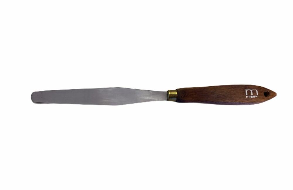 Wax Spatula - Non-disposable | Stainless Steel with wooden handle