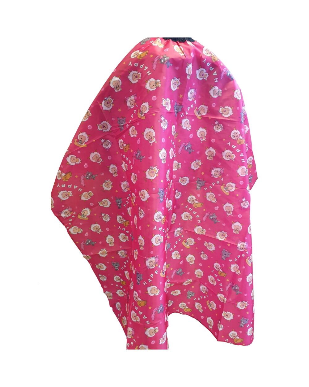 Kiddies Cutting Cape - Happy | Pink