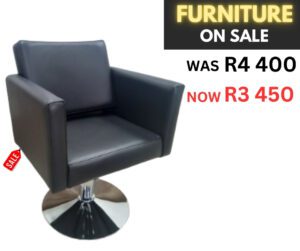 Shrike Premium Styling Chair Chrome Base | Black