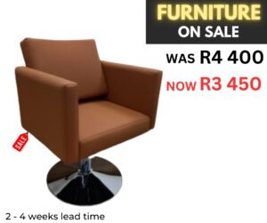 Shrike Premium Styling Chair Chrome Base | Tan