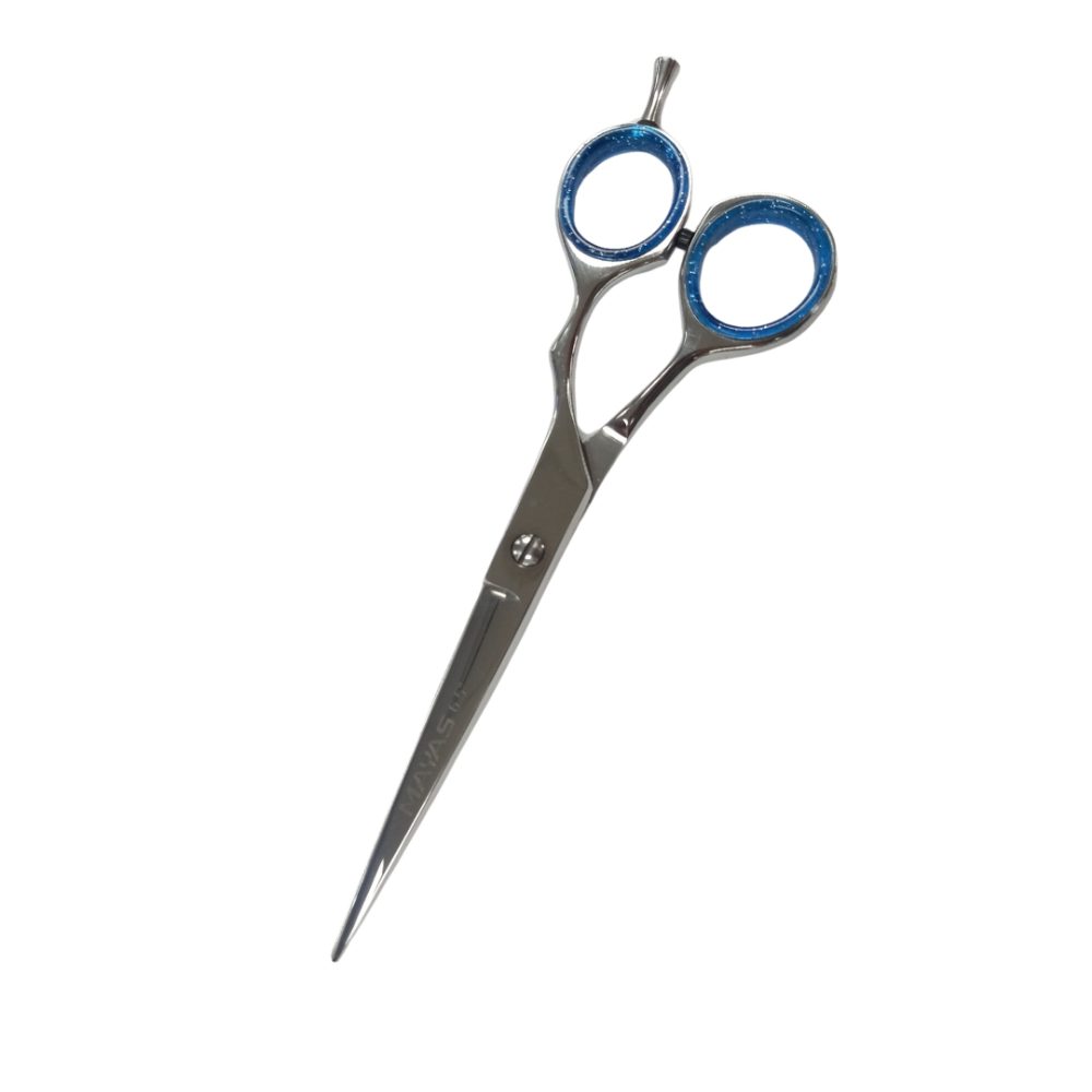 Mayas Scissor Oriental 6.5" Straight Matte Silver