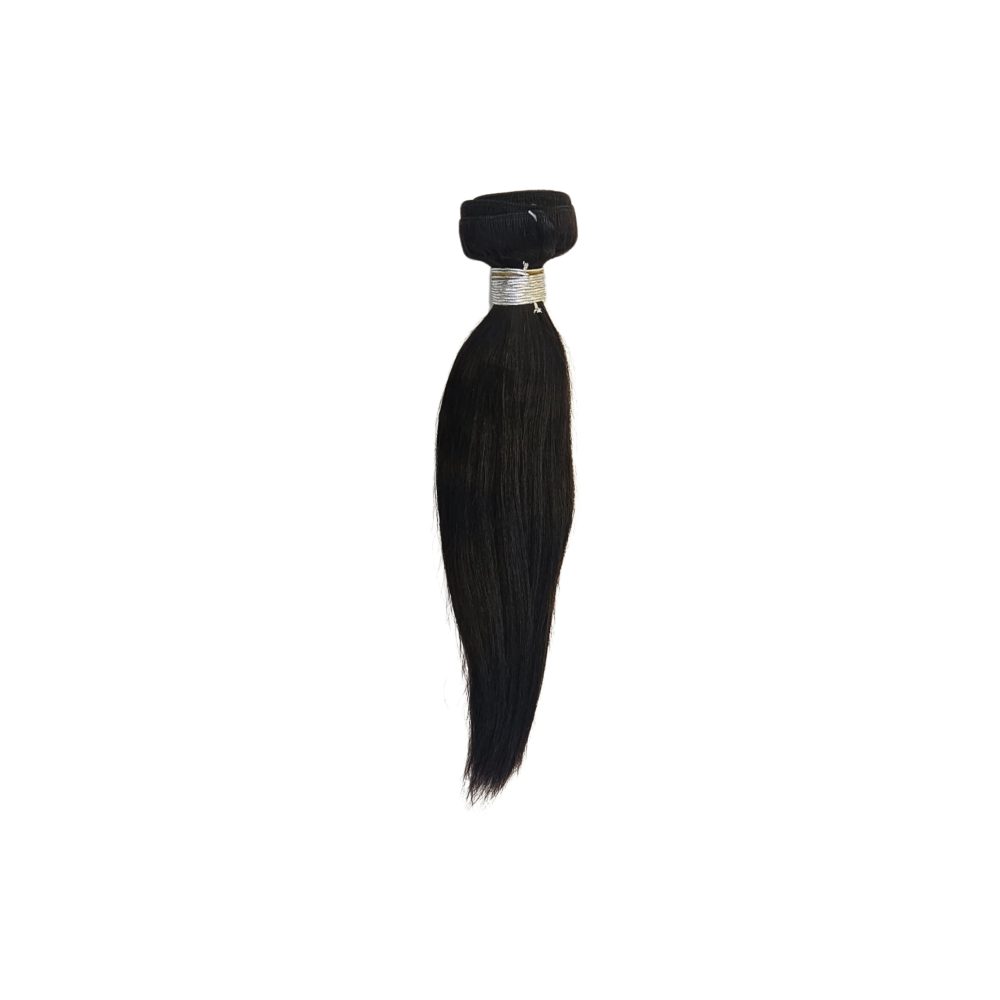 Weave 100% Human Hair 12inch Straight Black | 100g