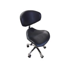 Mia Cutting/Styling Stool | Black