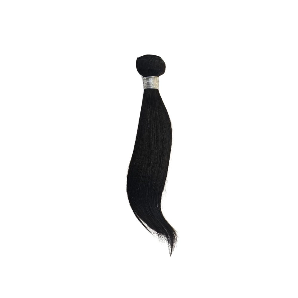 Weave 100% Human Hair 14inch Straight Black | 100g
