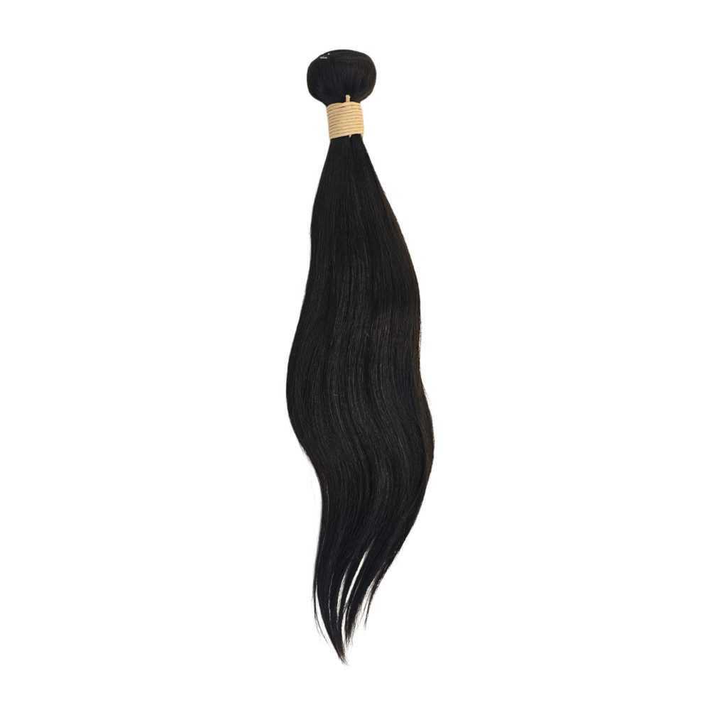 Weave 100% Human Hair 18inch Straight Black | 100g