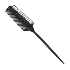 Balayage Comb with White Bristle | Black