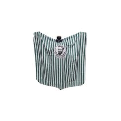 Cape (With Hooks) | Green & White Stripes with Picture