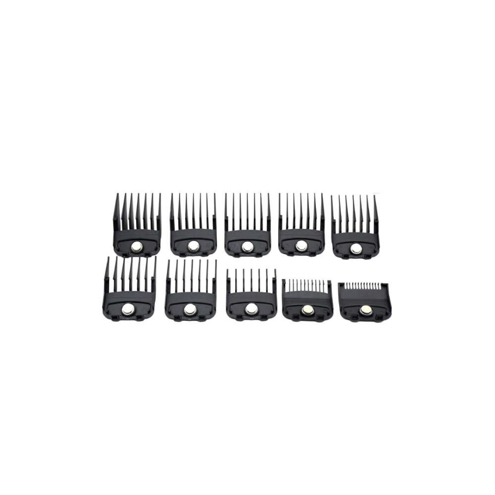 Clipper Guards Magnetic 10pc - Sizes 0.5-8 | Black