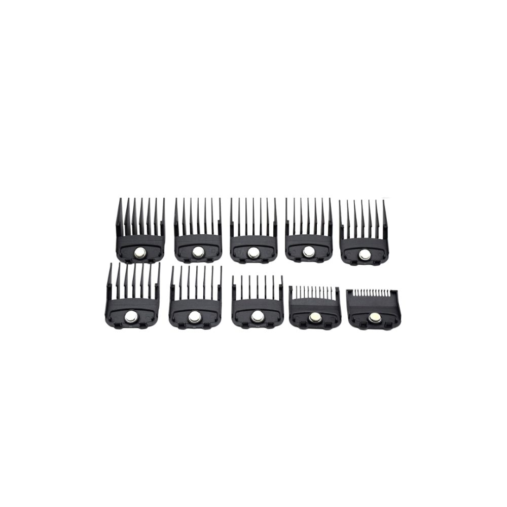 Clipper Guards Magnetic 10pc - Sizes 0.5-8 | Black