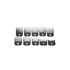 Clipper Guards Magnetic 10pc - Sizes 0.5-8 | Black