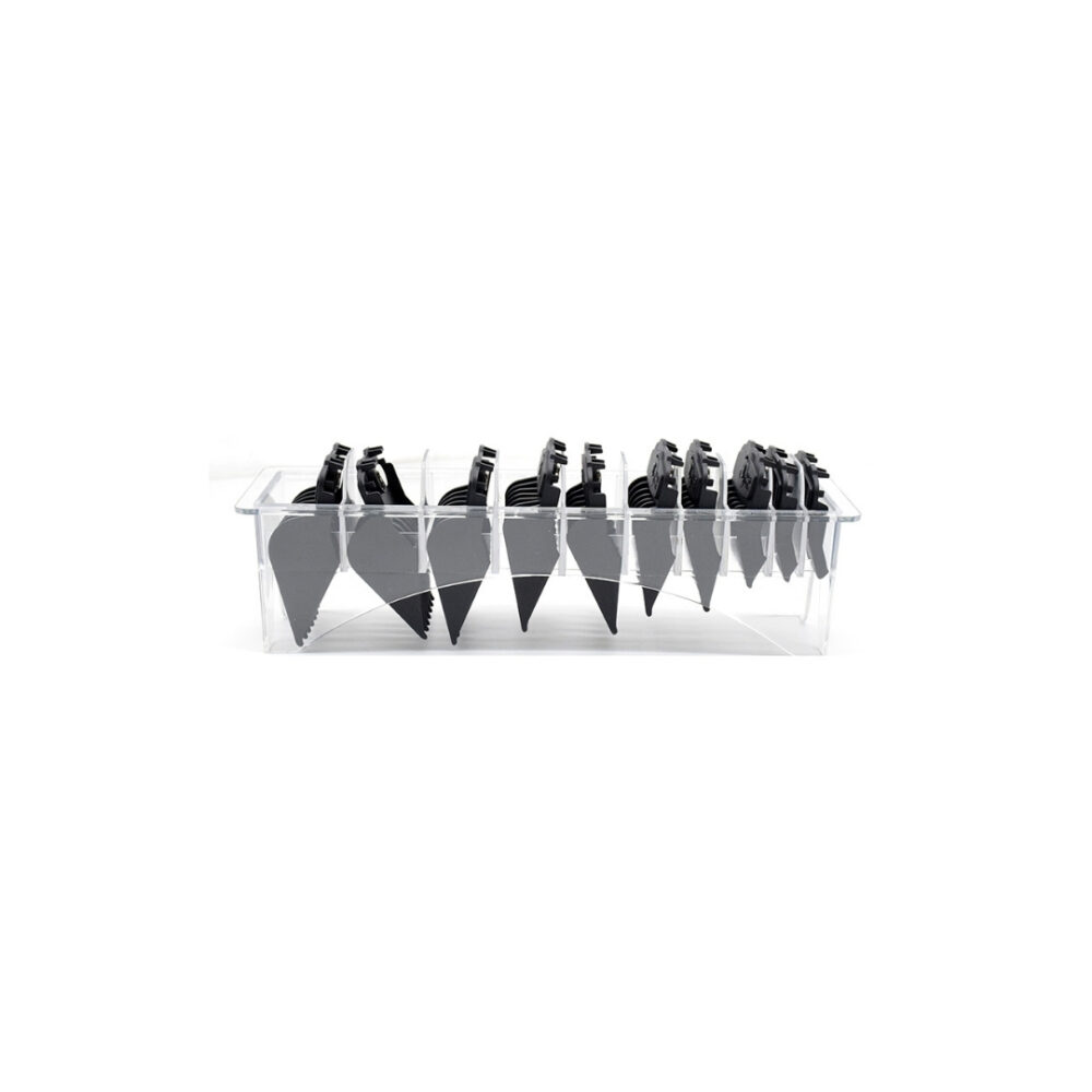 Clipper Guards Magnetic 10pc - Sizes 0.5-8 | Black - Image 3
