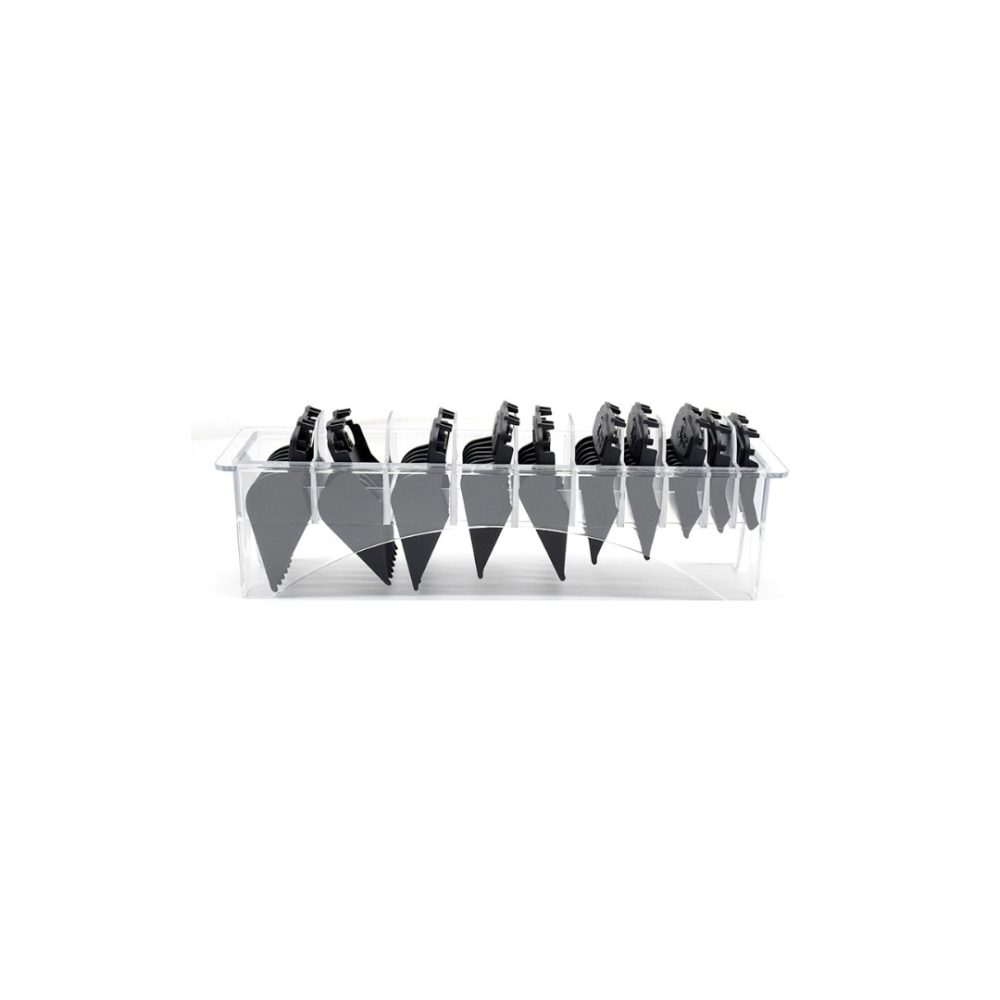 Clipper Guards Magnetic 10pc - Sizes 0.5-8 | Black - Image 3