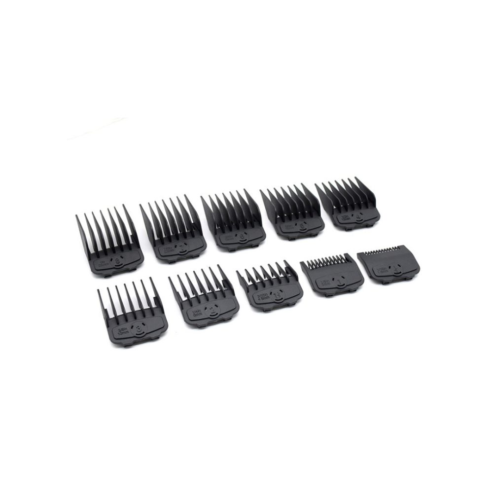 Clipper Guards Magnetic 10pc - Sizes 0.5-8 | Black - Image 2