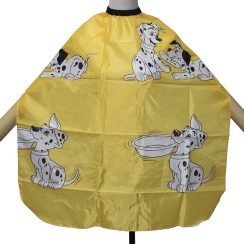 Kiddies Cutting Cape - Dalmatians | Yellow