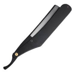 Folding Razor with Guard - Black