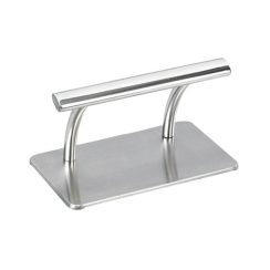 Floor Bar Chrome Footrest - Wide arms