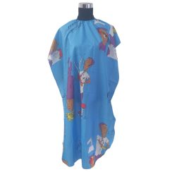 Kiddies Cutting Cape - Animation | Blue