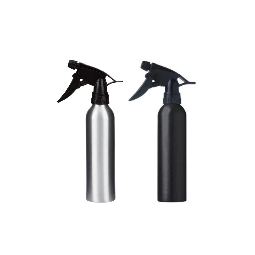 Spray Bottle - Aluminum | Black / Silver