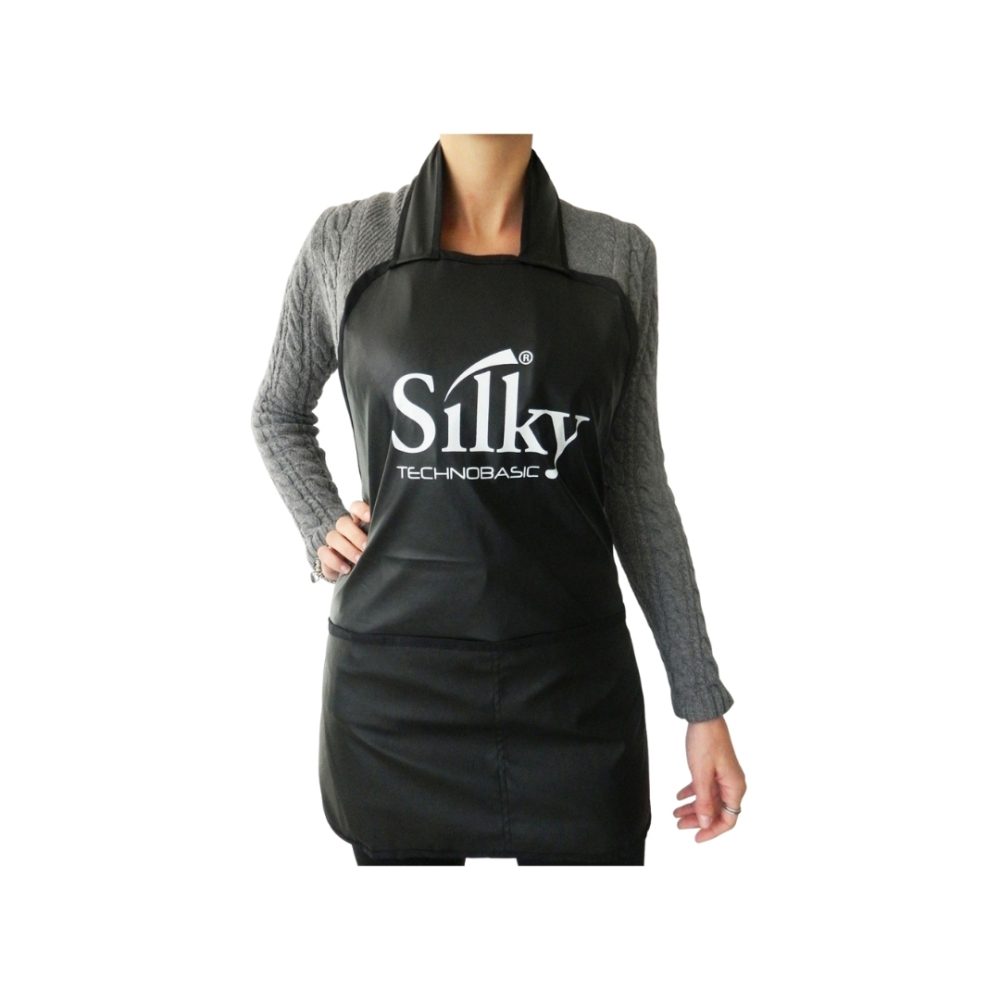 Silky Apron - Branded | Black