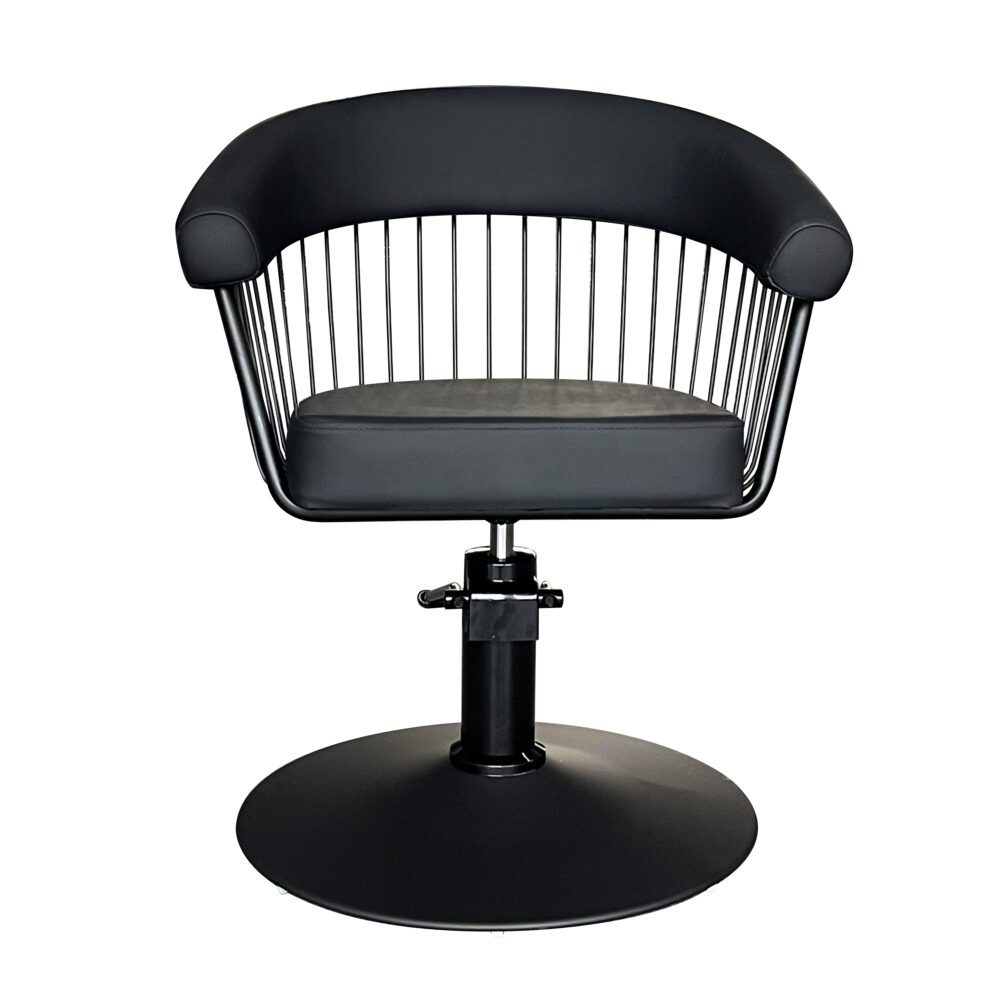 Leah Premium Styling Chair | Black - Image 3