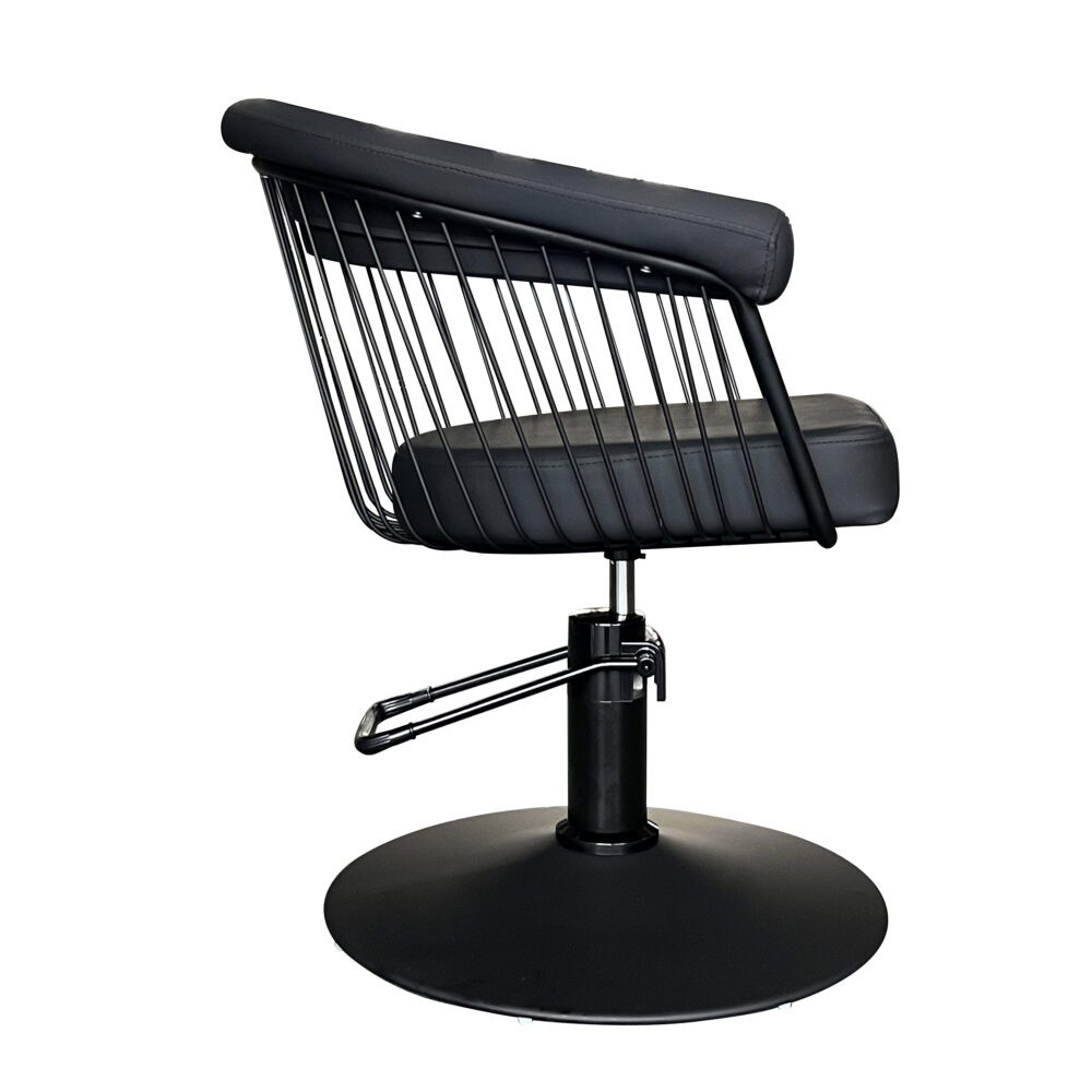 Leah Premium Styling Chair | Black - Image 4