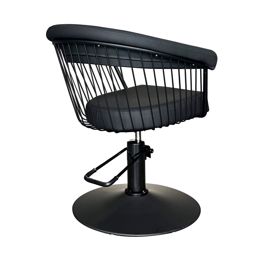 Leah Premium Styling Chair | Black - Image 5
